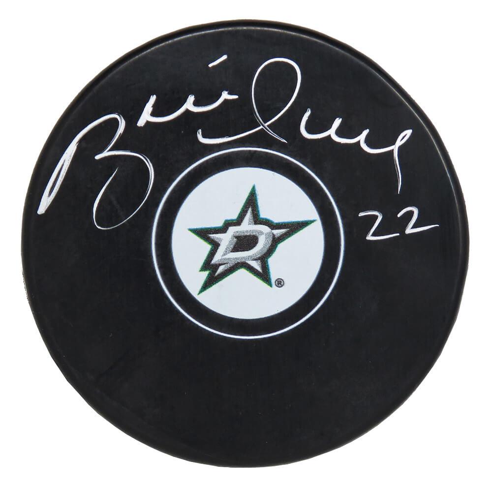 Brett Hull Signed Stars Logo Hockey Puck (Schwartz) at PristineAuction.com Brett Hull Signed Stars Logo Hockey Puck (Schwartz) at PristineAuction.com