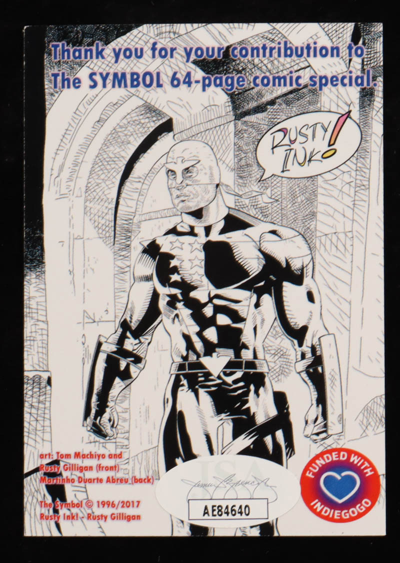 Rusty Gilligan Signed 1996-2017 Rusty Gilligan Event Promos #NNO The Symbol (JSA) at PristineAuction.com Rusty Gilligan Signed 1996-2017 Rusty Gilligan Event Promos #NNO The Symbol (JSA) at PristineAuction.com