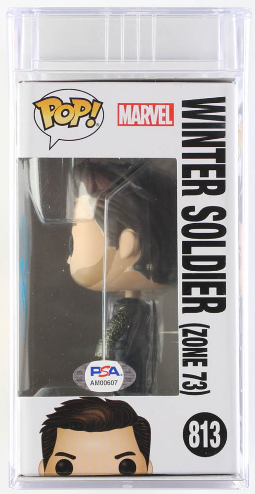 Sebastian Stan Signed Marvel "The Falcon and the Winter Soldier" #813 Winter Soldier Funko Pop! Vinyl Figure (PSA) at PristineAuction.com Sebastian Stan Signed Marvel "The Falcon and the Winter Soldier" #813 Winter Soldier Funko Pop! Vinyl Figure (PSA) at PristineAuction.com