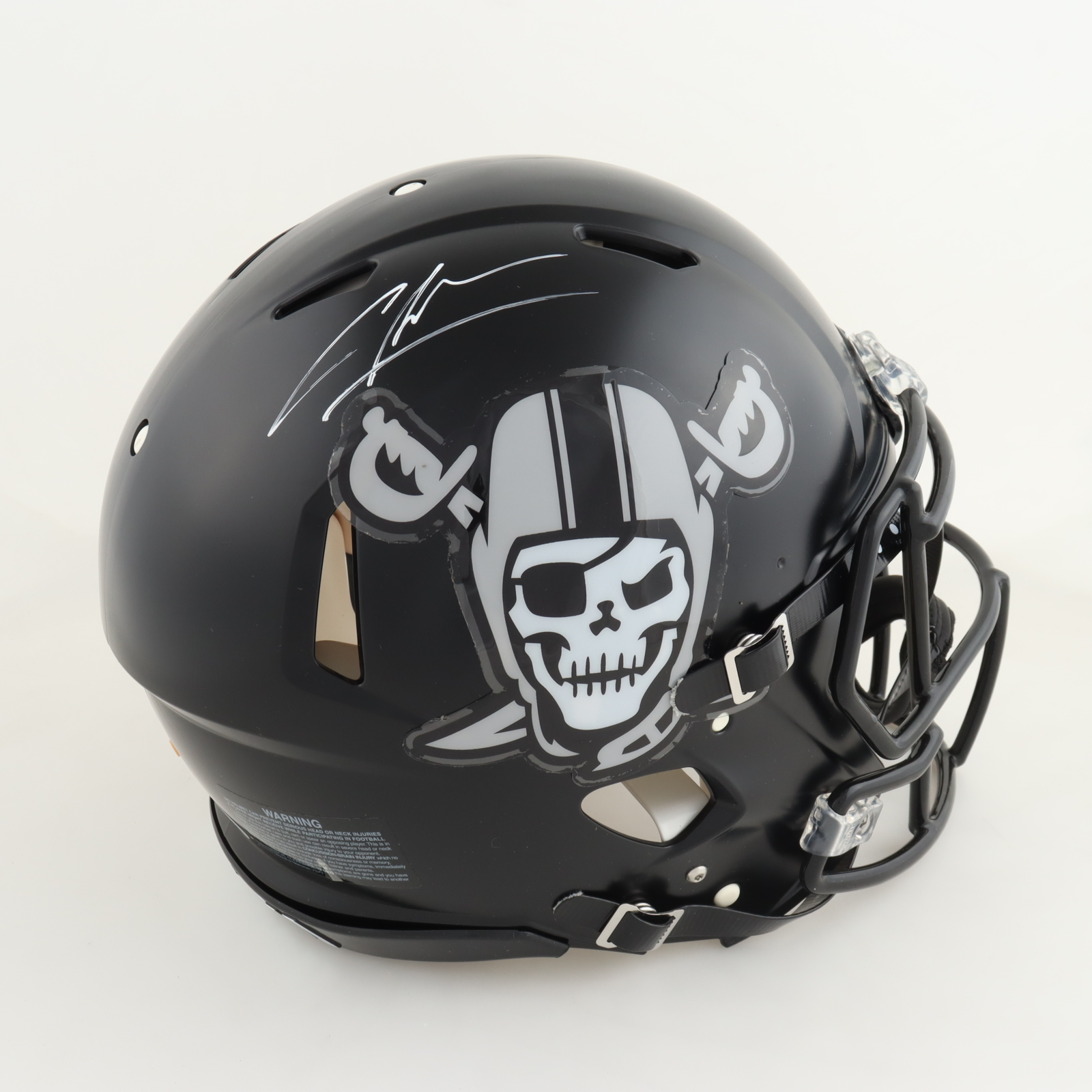 Charles Woodson Signed Raiders Full-Size Authentic On-Field Eclipse Alternate Speed Helmet (JSA) at PristineAuction.com Charles Woodson Signed Raiders Full-Size Authentic On-Field Eclipse Alternate Speed Helmet (JSA) at PristineAuction.com