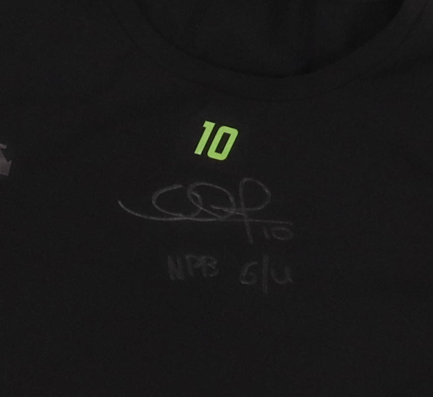 Adam Jones Signed Orix Buffaloes Game-Used Shirt Inscribed "NPB G/U" (JSA) at PristineAuction.com Adam Jones Signed Orix Buffaloes Game-Used Shirt Inscribed "NPB G/U" (JSA) at PristineAuction.com