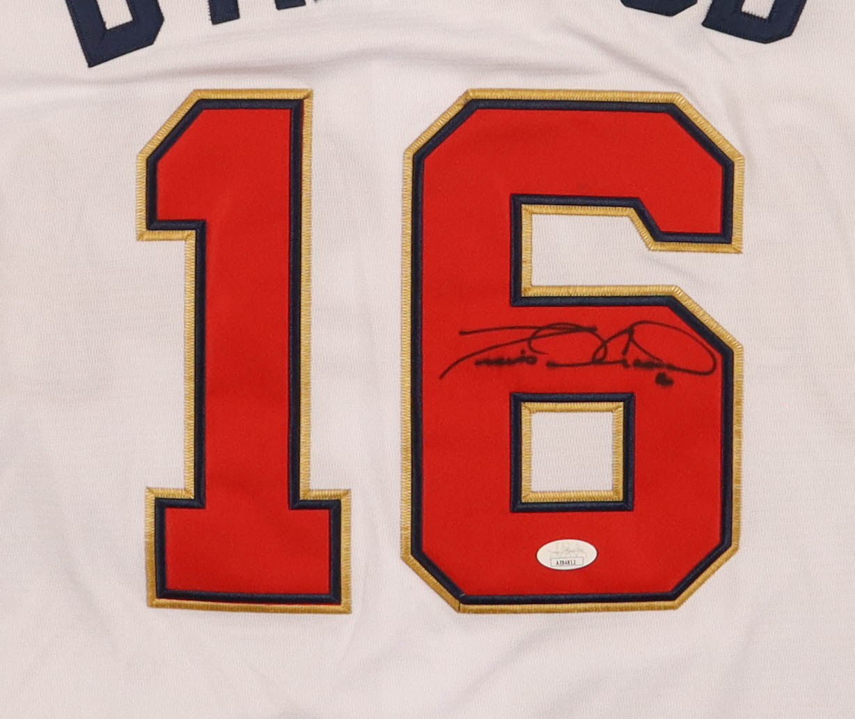 Travis D'Arnaud Signed Jersey (JSA) at PristineAuction.com Travis D'Arnaud Signed Jersey (JSA) at PristineAuction.com