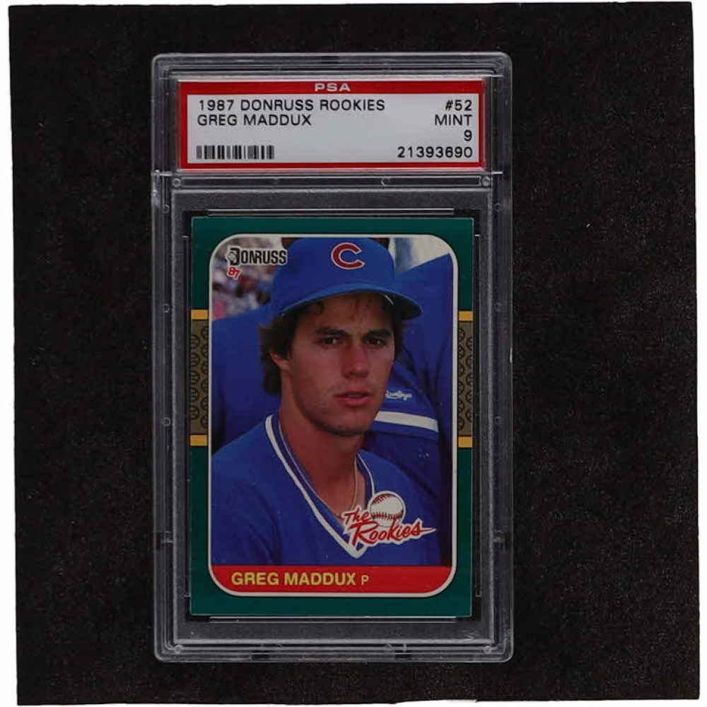 Greg Maddux 1987 Donruss Rookies #52 (PSA 9) | Pristine Auction