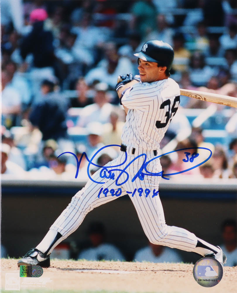 Matt Nokes Signed Yankees 8x10 Photo Inscribed 
