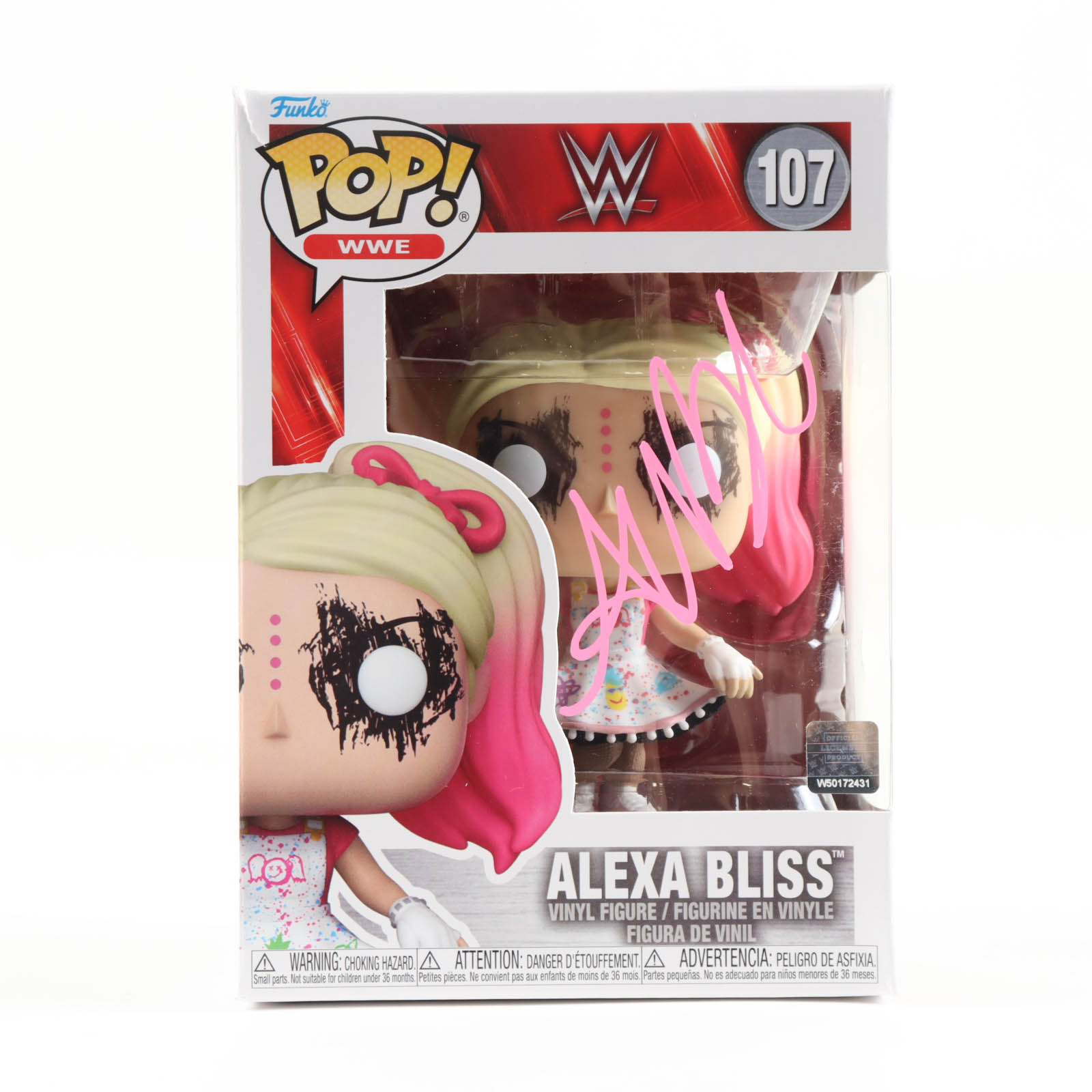 Alexa Bliss Signed "WWE" #107 Funko Pop! Vinyl Figure (JSA) at PristineAuction.com Alexa Bliss Signed "WWE" #107 Funko Pop! Vinyl Figure (JSA) at PristineAuction.com