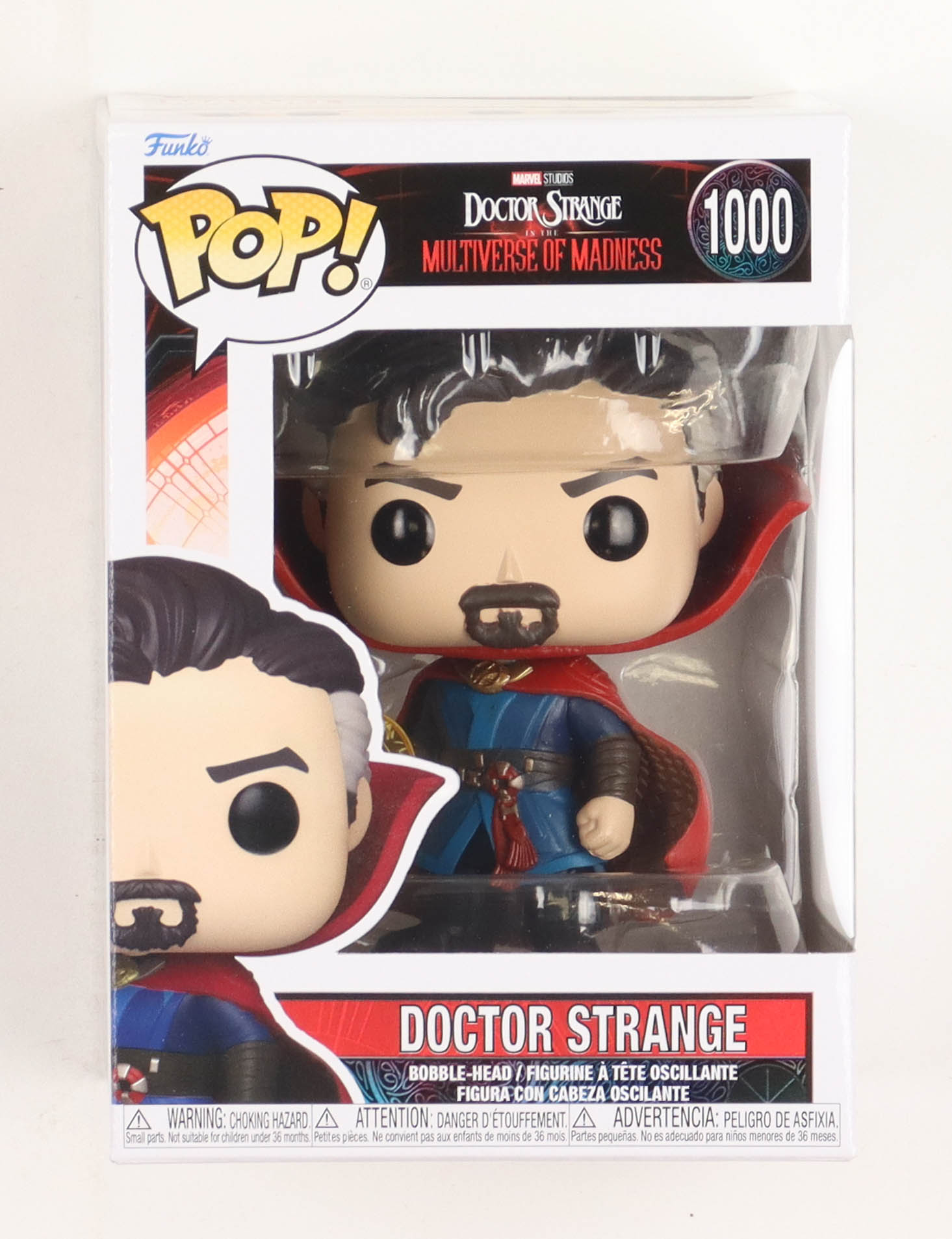 Doctor Strange "Doctor Strange In The Multiverse of Madness" #1000 Funko Pop! Vinyl Bobble-Head at PristineAuction.com Doctor Strange "Doctor Strange In The Multiverse of Madness" #1000 Funko Pop! Vinyl Bobble-Head at PristineAuction.com