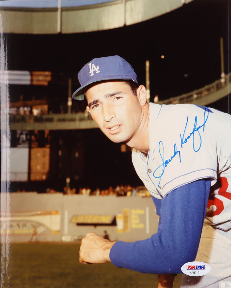 Sandy Koufax Signed Dodgers 8x10 Photo (PSA) at PristineAuction.com Sandy Koufax Signed Dodgers 8x10 Photo (PSA) at PristineAuction.com