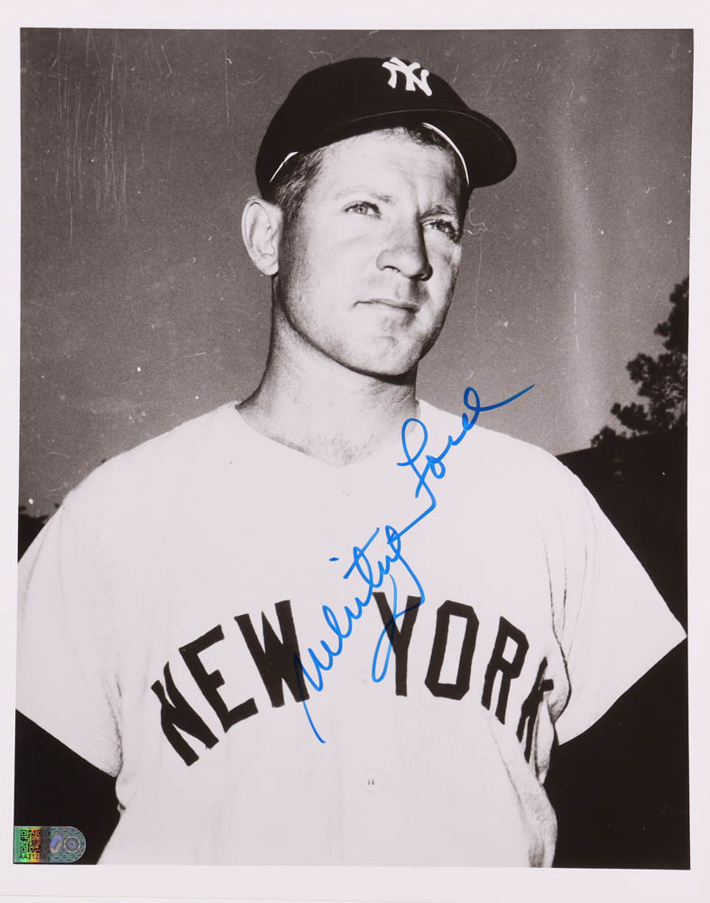 Whitey Ford Signed Yankees 8x10 Photo (AIV) at PristineAuction.com Whitey Ford Signed Yankees 8x10 Photo (AIV) at PristineAuction.com