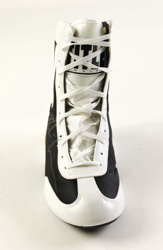 Mike Tyson Signed Title Boxing Shoe with Display Case (PSA & Tyson) at PristineAuction.com Mike Tyson Signed Title Boxing Shoe with Display Case (PSA & Tyson) at PristineAuction.com