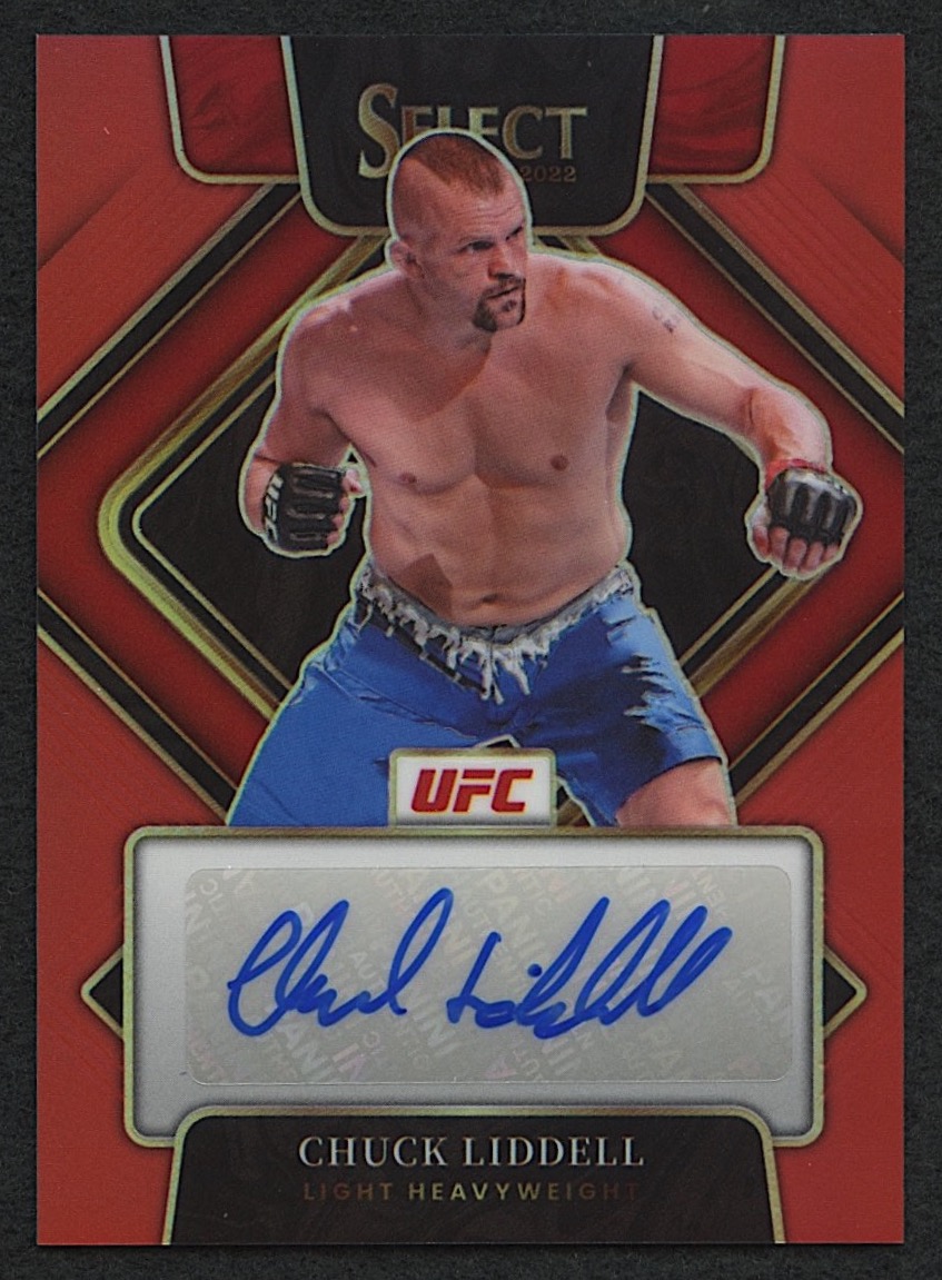 Chuck Liddell 2022 Select UFC Signatures Prizms Red #SGCLD Autograph #51/99 at PristineAuction.com Chuck Liddell 2022 Select UFC Signatures Prizms Red #SGCLD Autograph #51/99 at PristineAuction.com