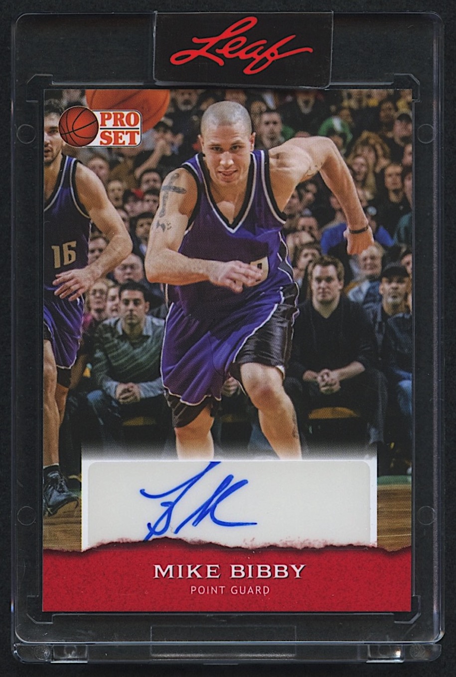 Mike Bibby 2022 Leaf Pro Set #PSA-MB1 Autograph at PristineAuction.com Mike Bibby 2022 Leaf Pro Set #PSA-MB1 Autograph at PristineAuction.com