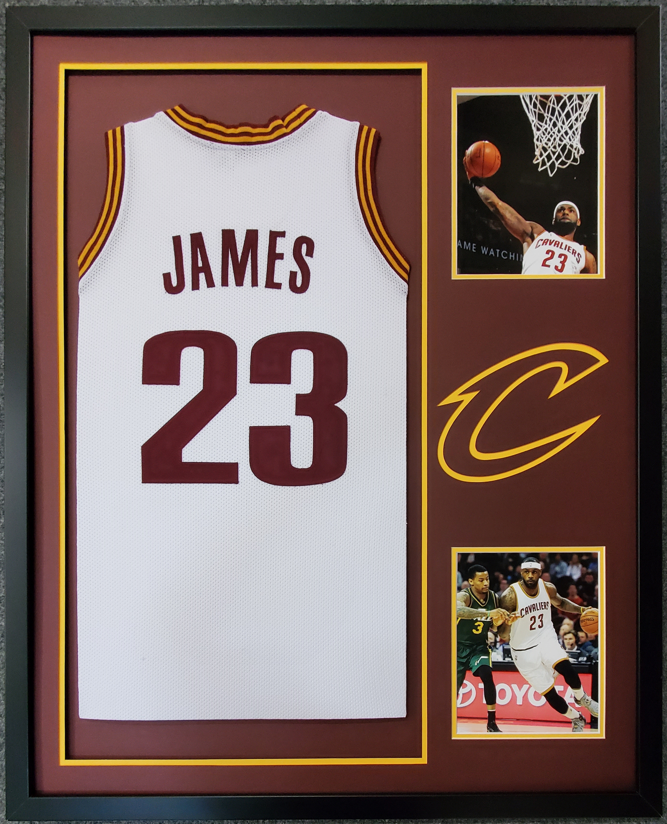 Lebron James Custom Framed Jersey Display at PristineAuction.com Lebron James Custom Framed Jersey Display at PristineAuction.com