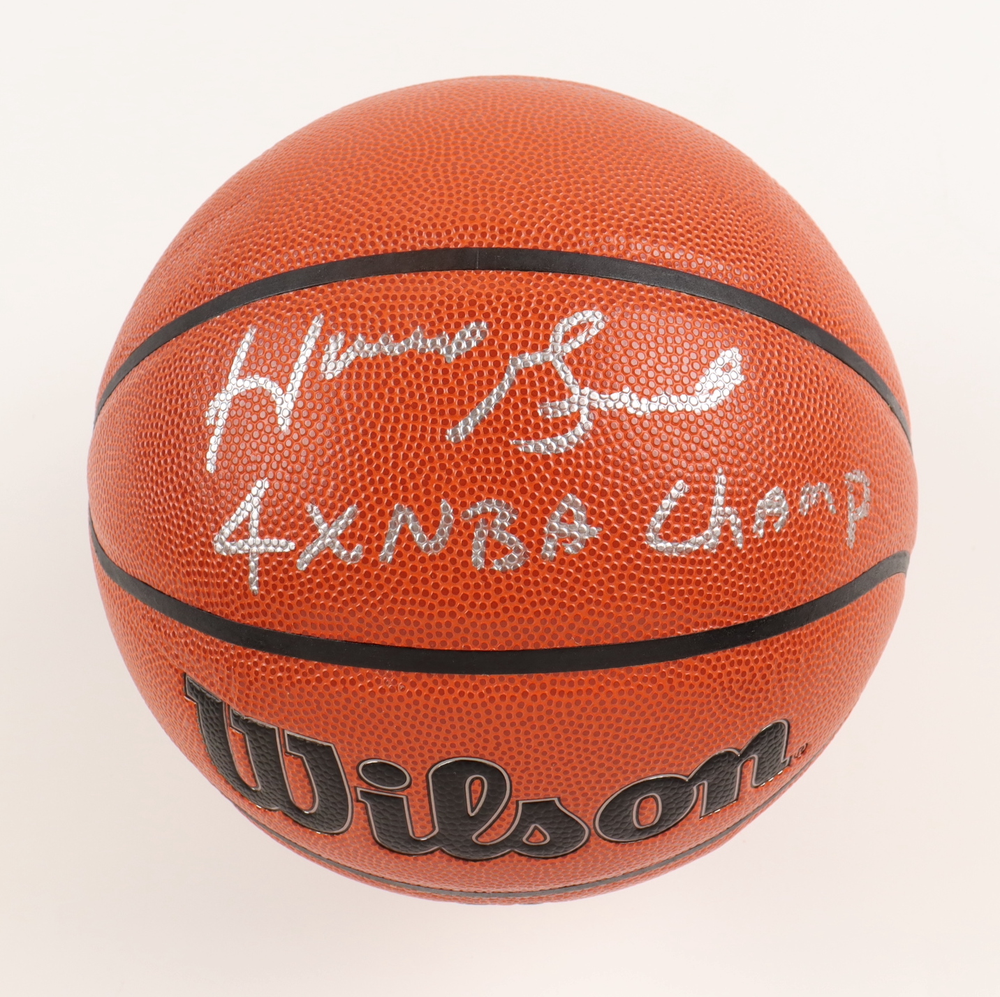 Horace Grant Signed Basketball Inscribed "4x NBA Champ" (Beckett) at PristineAuction.com Horace Grant Signed Basketball Inscribed "4x NBA Champ" (Beckett) at PristineAuction.com