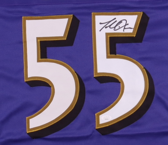 Terrell Suggs Signed Jersey (JSA) at PristineAuction.com Terrell Suggs Signed Jersey (JSA) at PristineAuction.com