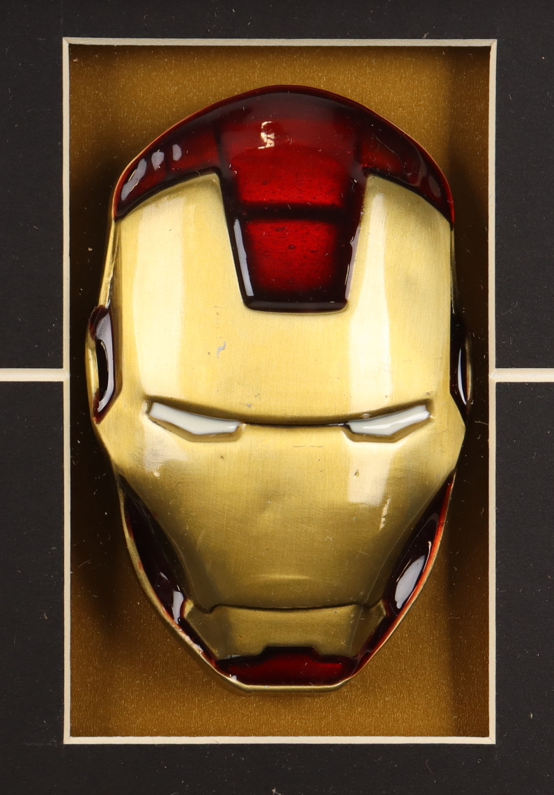 Vintage 1970 "Iron Man" Issue #26 Marvel Custom Framed Comic Book Display with 3D Metal Mask at PristineAuction.com Vintage 1970 "Iron Man" Issue #26 Marvel Custom Framed Comic Book Display with 3D Metal Mask at PristineAuction.com