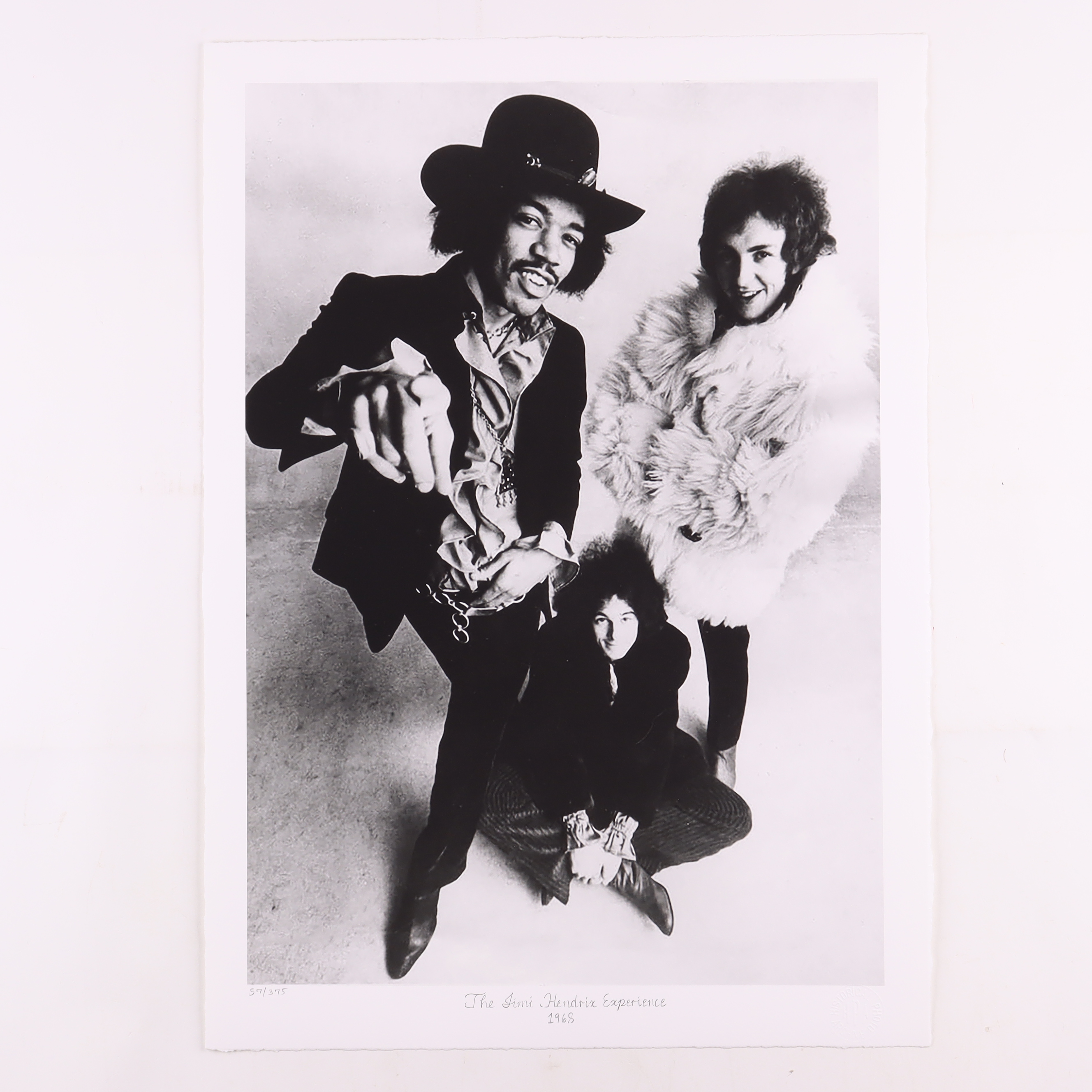 Historical Photo Archive - “The Jimi Hendrix Experience” Limited Edition 16.5x22 Fine Art Giclee on Paper #57/375 at PristineAuction.com Historical Photo Archive - “The Jimi Hendrix Experience” Limited Edition 16.5x22 Fine Art Giclee on Paper #57/375 at PristineAuction.com