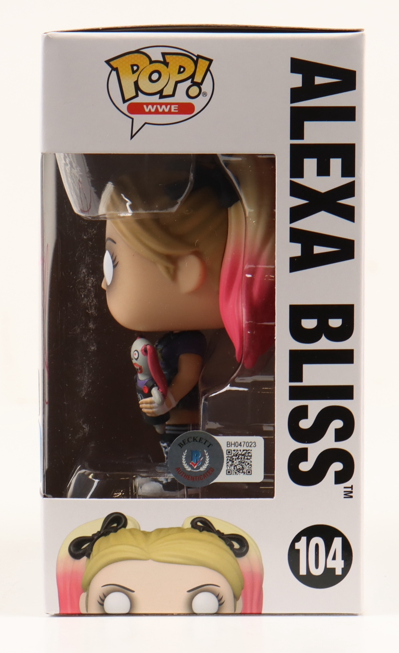 Alexa Bliss Signed WWE #104 Funko Pop! Vinyl Figure (Beckett) at PristineAuction.com Alexa Bliss Signed WWE #104 Funko Pop! Vinyl Figure (Beckett) at PristineAuction.com