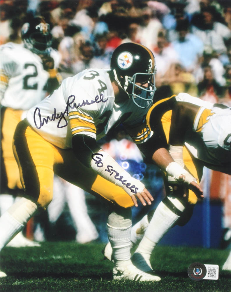 Andy Russell Signed Steelers 8x10 Photo Inscribed "Go Steelers" (Beckett) at PristineAuction.com Andy Russell Signed Steelers 8x10 Photo Inscribed "Go Steelers" (Beckett) at PristineAuction.com