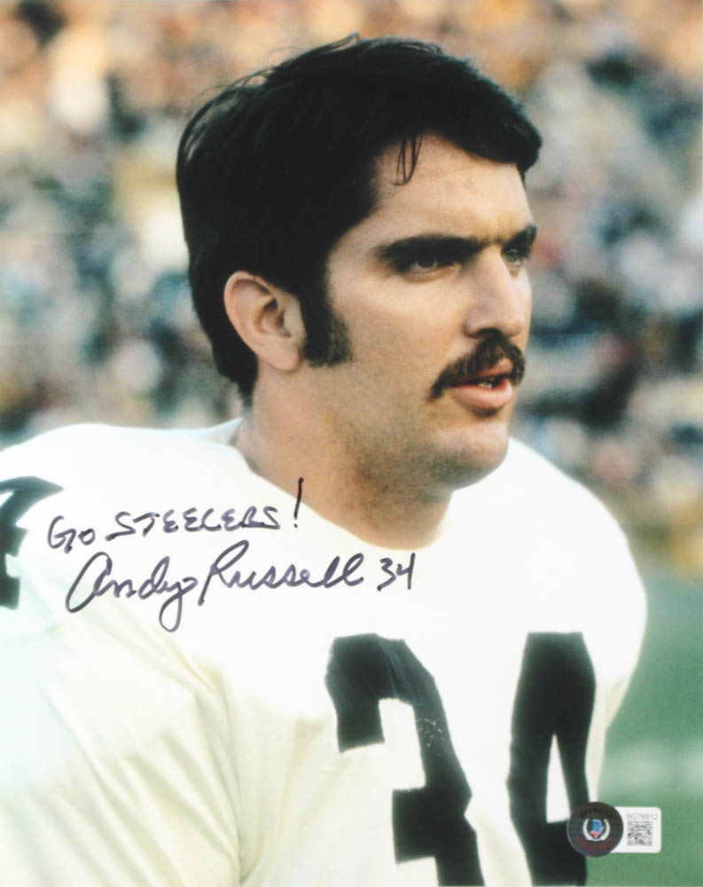 Andy Russell Signed Steelers 8x10 Photo Inscribed "Go Steelers!" (Beckett) at PristineAuction.com Andy Russell Signed Steelers 8x10 Photo Inscribed "Go Steelers!" (Beckett) at PristineAuction.com