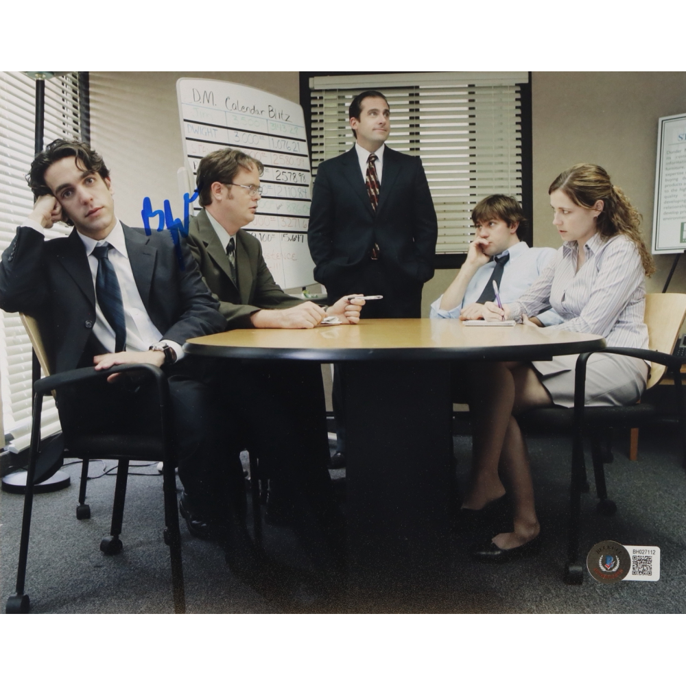 B.J. Novak Signed "The Office" 8x10 Photo (Beckett) | Pristine Auction