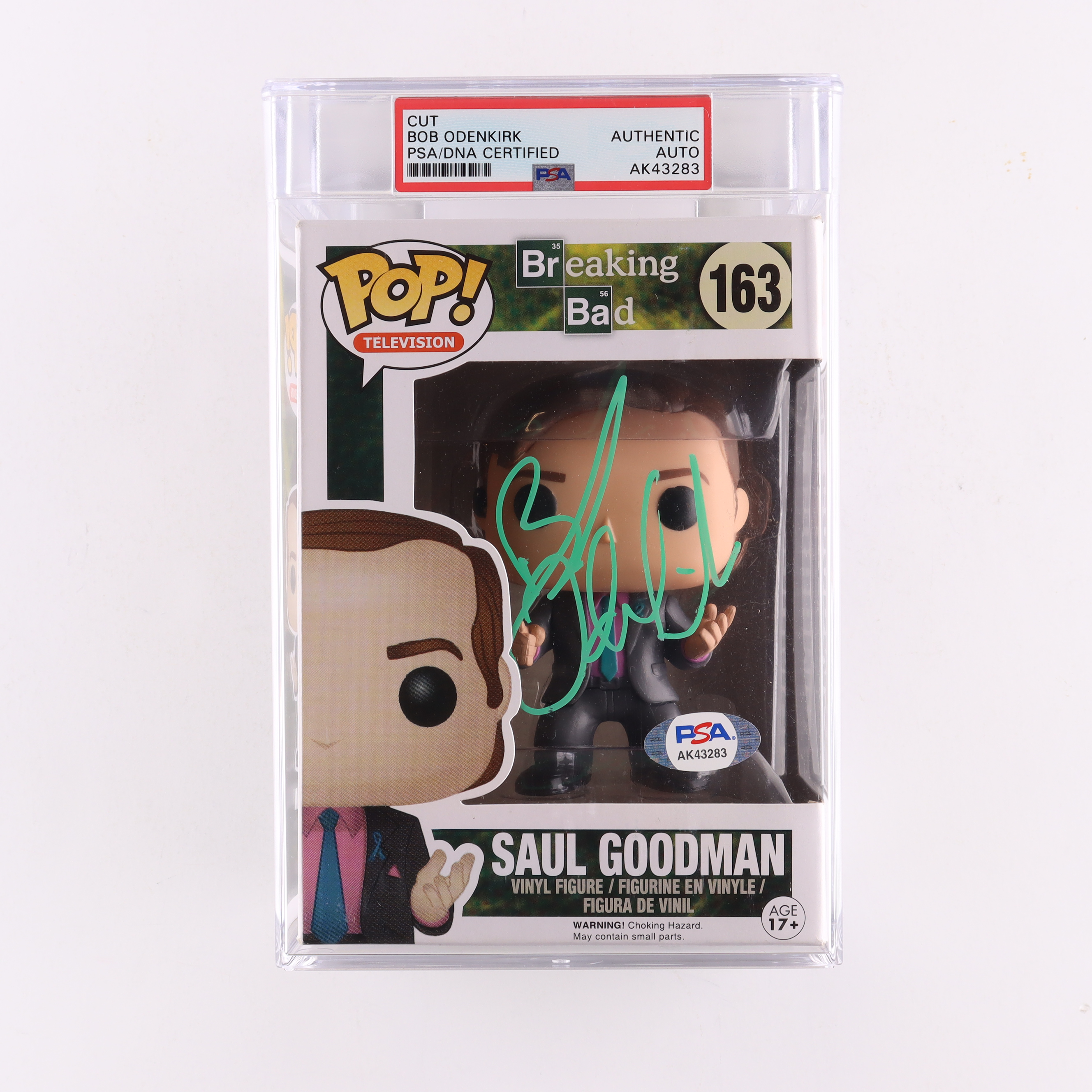 Bob Odenkirk Signed "Breaking Bad" #163 Saul Goodman Funko Pop! Vinyl Figure (PSA) at PristineAuction.com Bob Odenkirk Signed "Breaking Bad" #163 Saul Goodman Funko Pop! Vinyl Figure (PSA) at PristineAuction.com