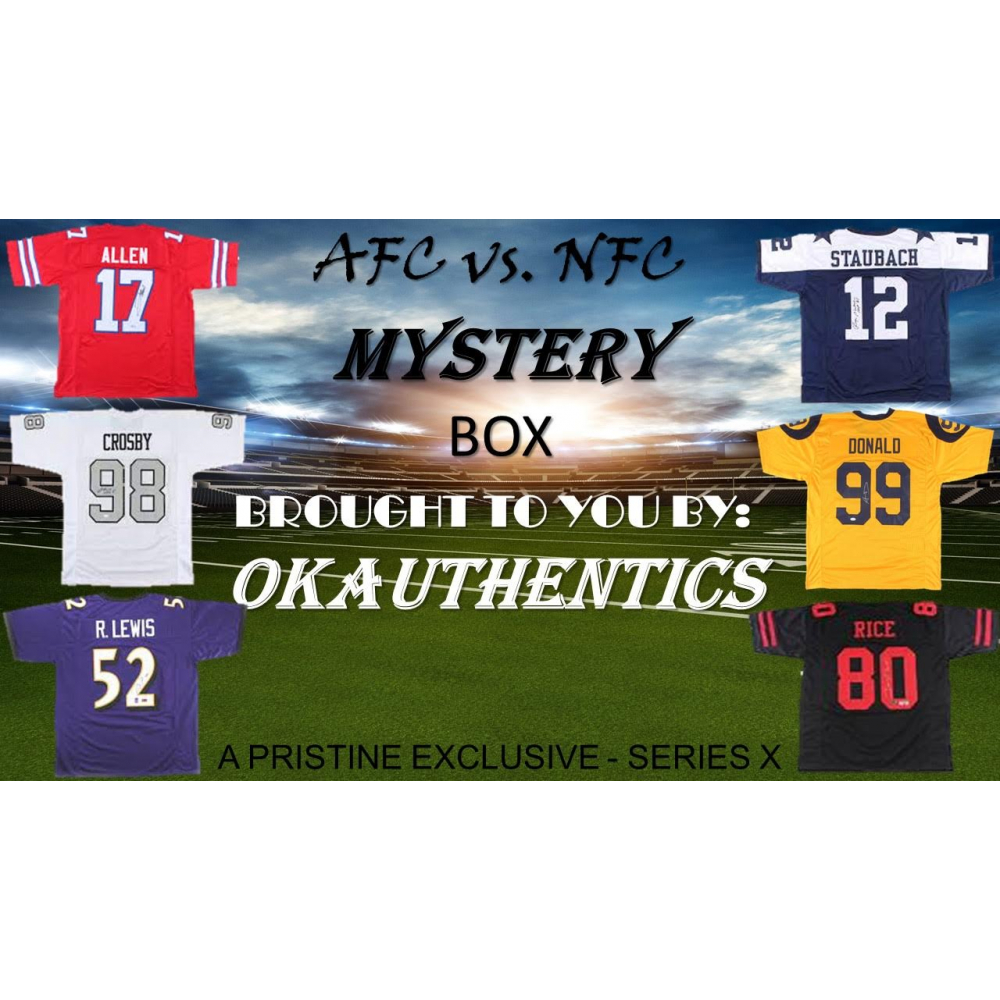 OKAUTHENTICS AFC vs NFC Jersey Mystery Box - Series X | Pristine Auction