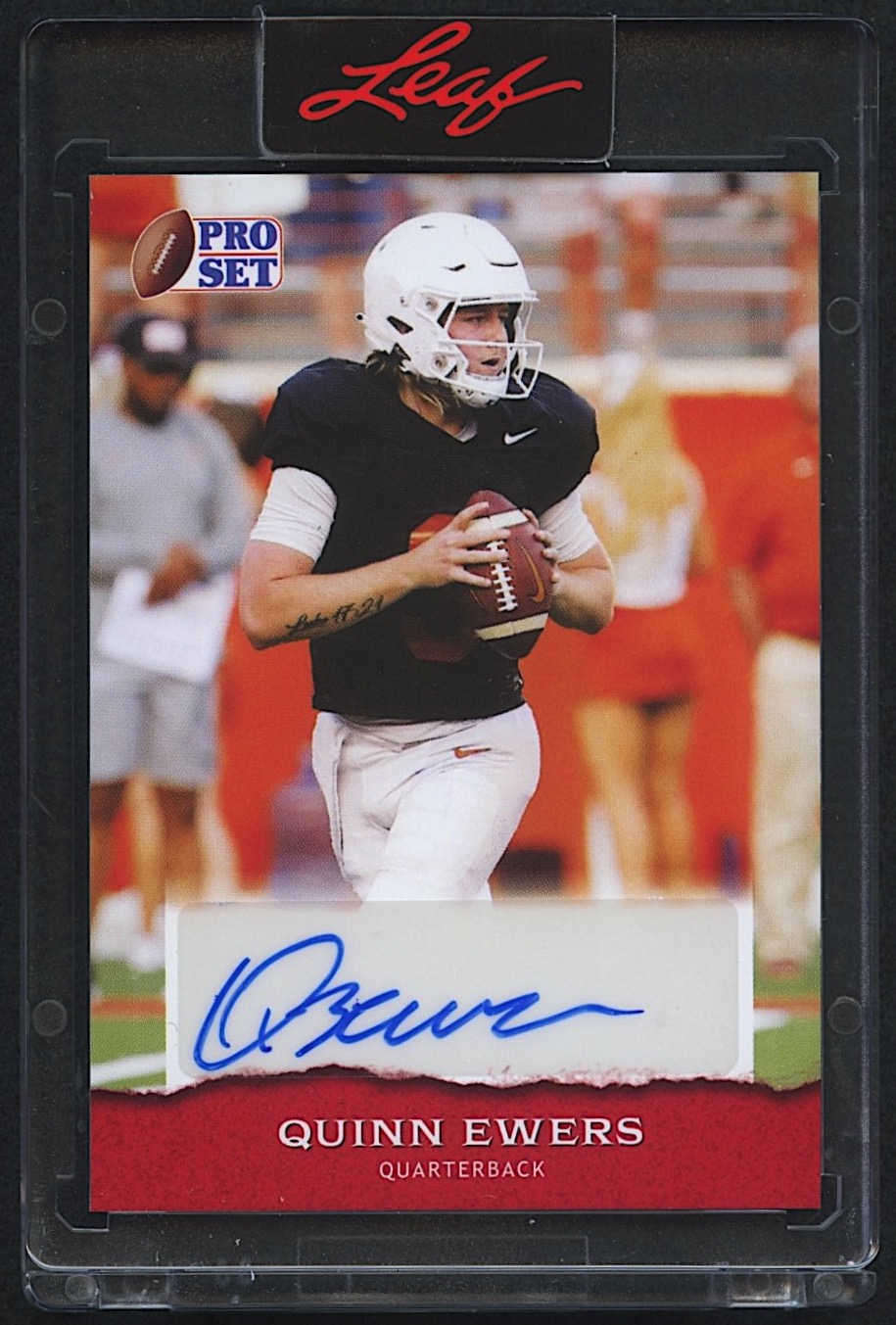 Quinn Ewers 2022 Leaf Pro Set #PSA-QE1 Autograph at PristineAuction.com Quinn Ewers 2022 Leaf Pro Set #PSA-QE1 Autograph at PristineAuction.com