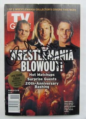 Chris Benoit & Shawn Michaels Signed TV Guide 2004 Issue (JSA) at PristineAuction.com Chris Benoit & Shawn Michaels Signed TV Guide 2004 Issue (JSA) at PristineAuction.com