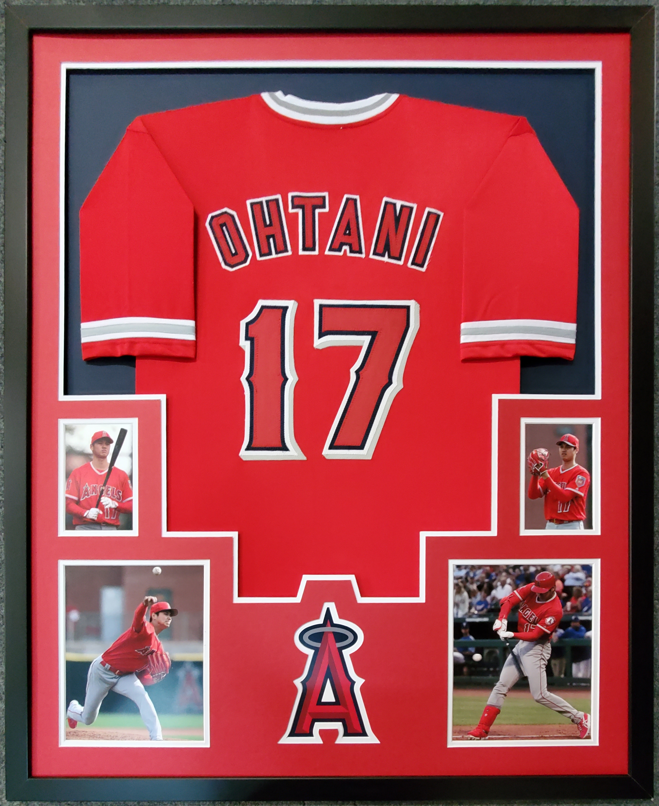 Shohei Ohtani Angels Custom Framed Jersey Display at PristineAuction.com Shohei Ohtani Angels Custom Framed Jersey Display at PristineAuction.com