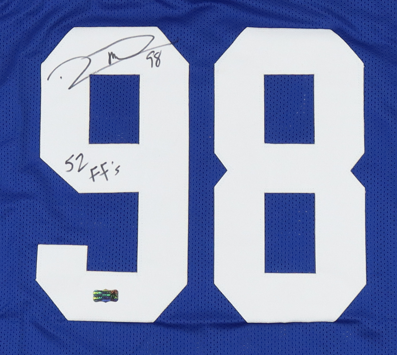 Robert Mathis Signed Jersey Inscribed "52 FF's" (Mathis) at PristineAuction.com Robert Mathis Signed Jersey Inscribed "52 FF's" (Mathis) at PristineAuction.com