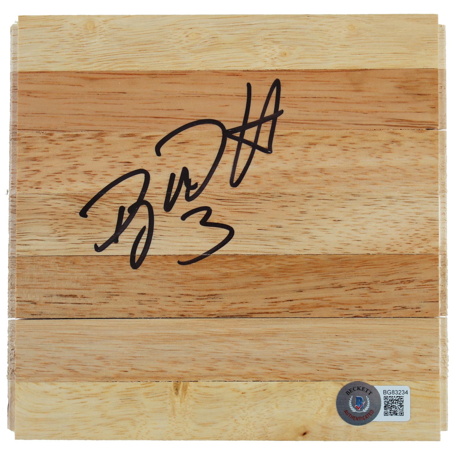 Doug McDermott Signed 6x6 Wood Floorboard Piece (Beckett) at PristineAuction.com Doug McDermott Signed 6x6 Wood Floorboard Piece (Beckett) at PristineAuction.com