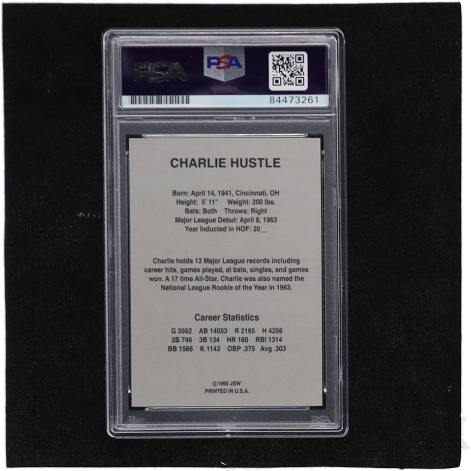 Pete Rose Signed Trading Card (PSA) at PristineAuction.com Pete Rose Signed Trading Card (PSA) at PristineAuction.com