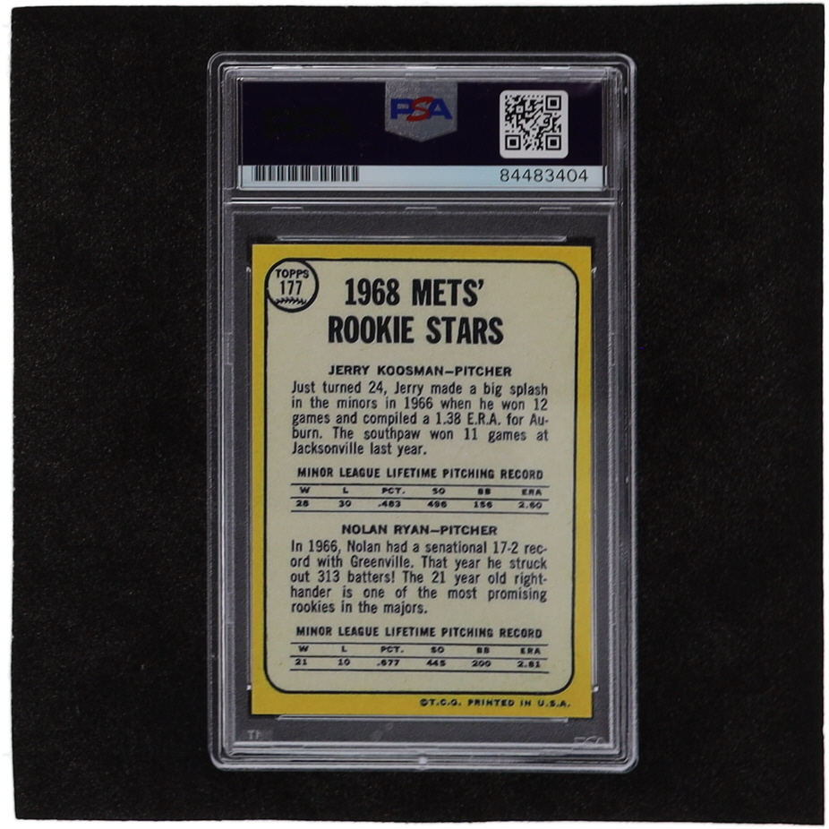 Nolan Ryan Signed Trading Card Inscribed "HOF 99" (PSA) at PristineAuction.com Nolan Ryan Signed Trading Card Inscribed "HOF 99" (PSA) at PristineAuction.com