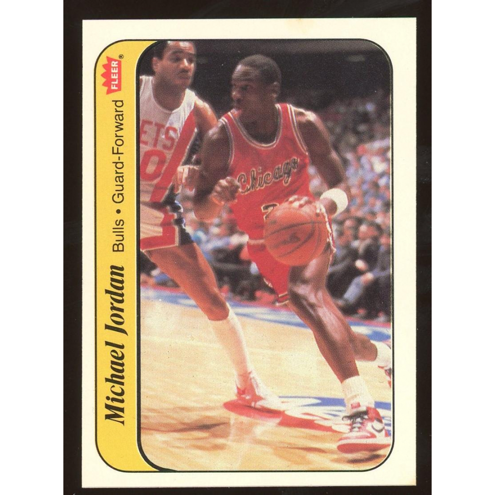 michael jordan 87 fleer sticker