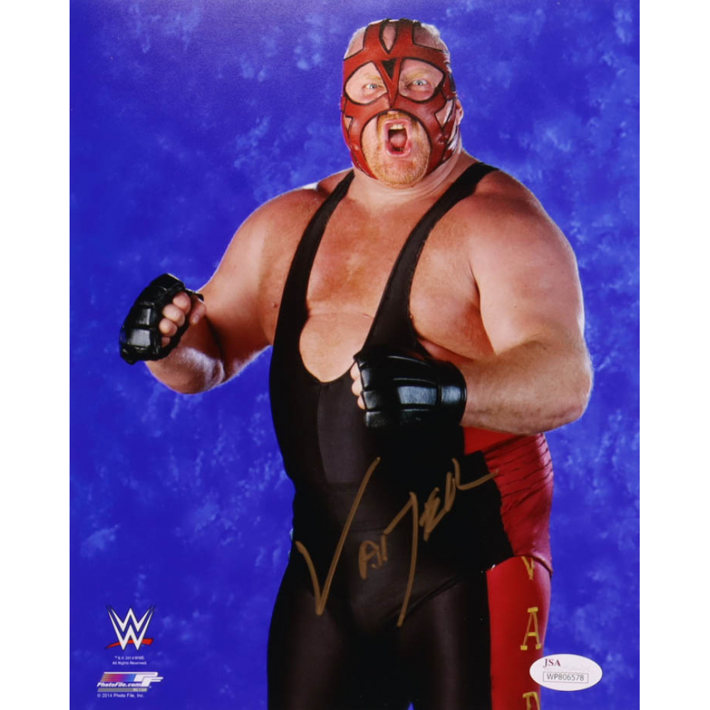 Big Van Vader Signed WWE 8x10 Photo (JSA) Pristine Auction