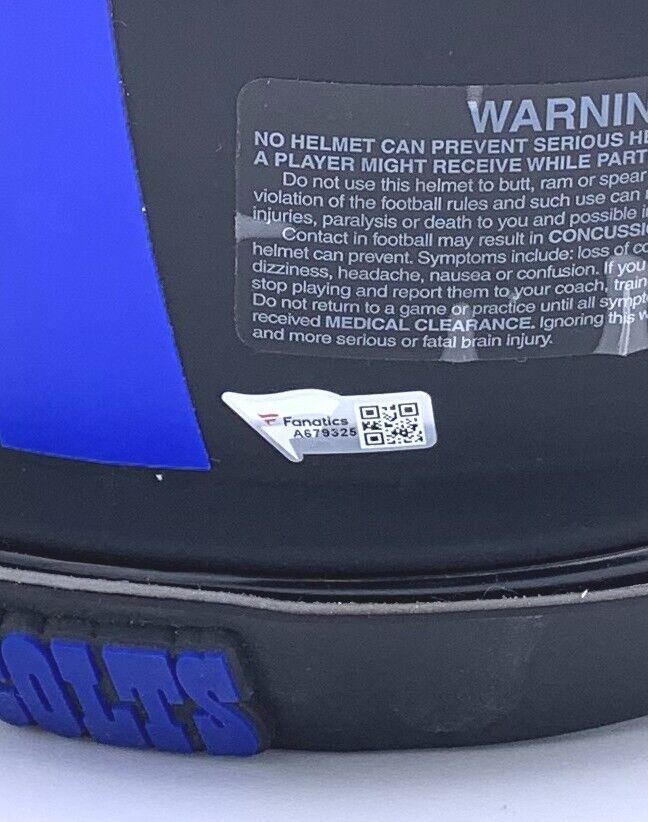 Peyton Manning Signed Colts Full-Size Authentic On-Field Eclipse Alternate Speed Helmet with Visor (Fanatics) at PristineAuction.com Peyton Manning Signed Colts Full-Size Authentic On-Field Eclipse Alternate Speed Helmet with Visor (Fanatics) at PristineAuction.com