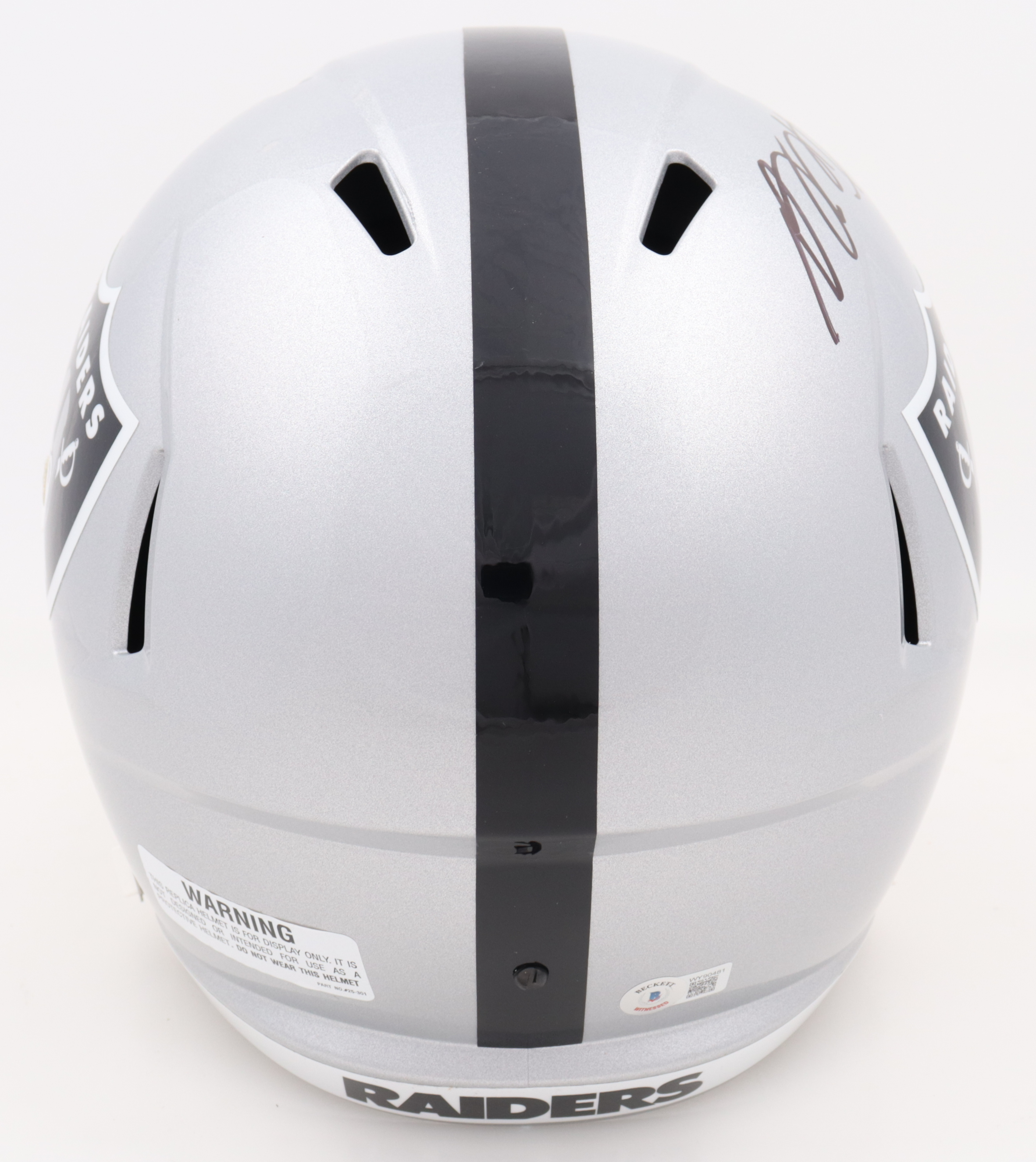 Davante Adams Signed Raiders Full Size Speed Helmet (Beckett) at PristineAuction.com Davante Adams Signed Raiders Full Size Speed Helmet (Beckett) at PristineAuction.com