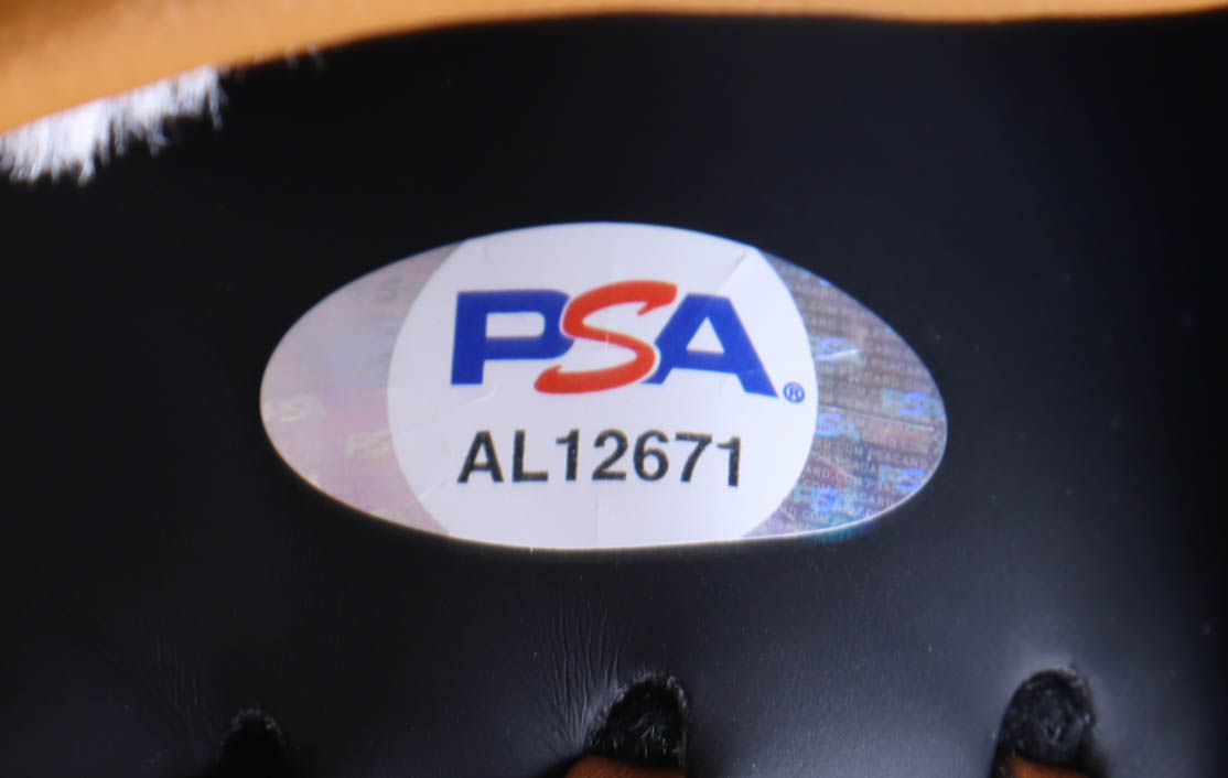 Triston McKenzie Signed Baseball Glove Inscribed "Go Guardians!" (PSA) at PristineAuction.com Triston McKenzie Signed Baseball Glove Inscribed "Go Guardians!" (PSA) at PristineAuction.com