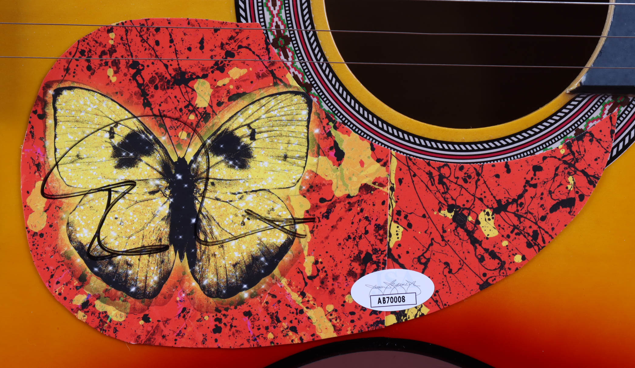 Ed Sheeran Signed Custom 39" Acoustic Guitar (JSA) at PristineAuction.com Ed Sheeran Signed Custom 39" Acoustic Guitar (JSA) at PristineAuction.com