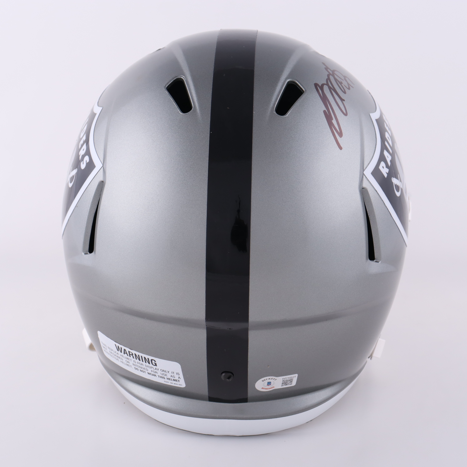 Davante Adams Signed Raiders Full Size Speed Helmet (Beckett) at PristineAuction.com Davante Adams Signed Raiders Full Size Speed Helmet (Beckett) at PristineAuction.com