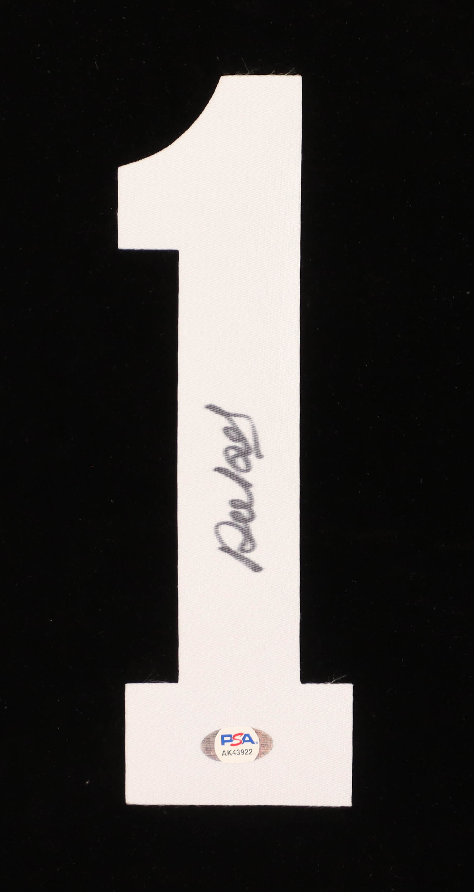 Deebo Samuel Signed #1 Jersey Number (PSA) at PristineAuction.com Deebo Samuel Signed #1 Jersey Number (PSA) at PristineAuction.com