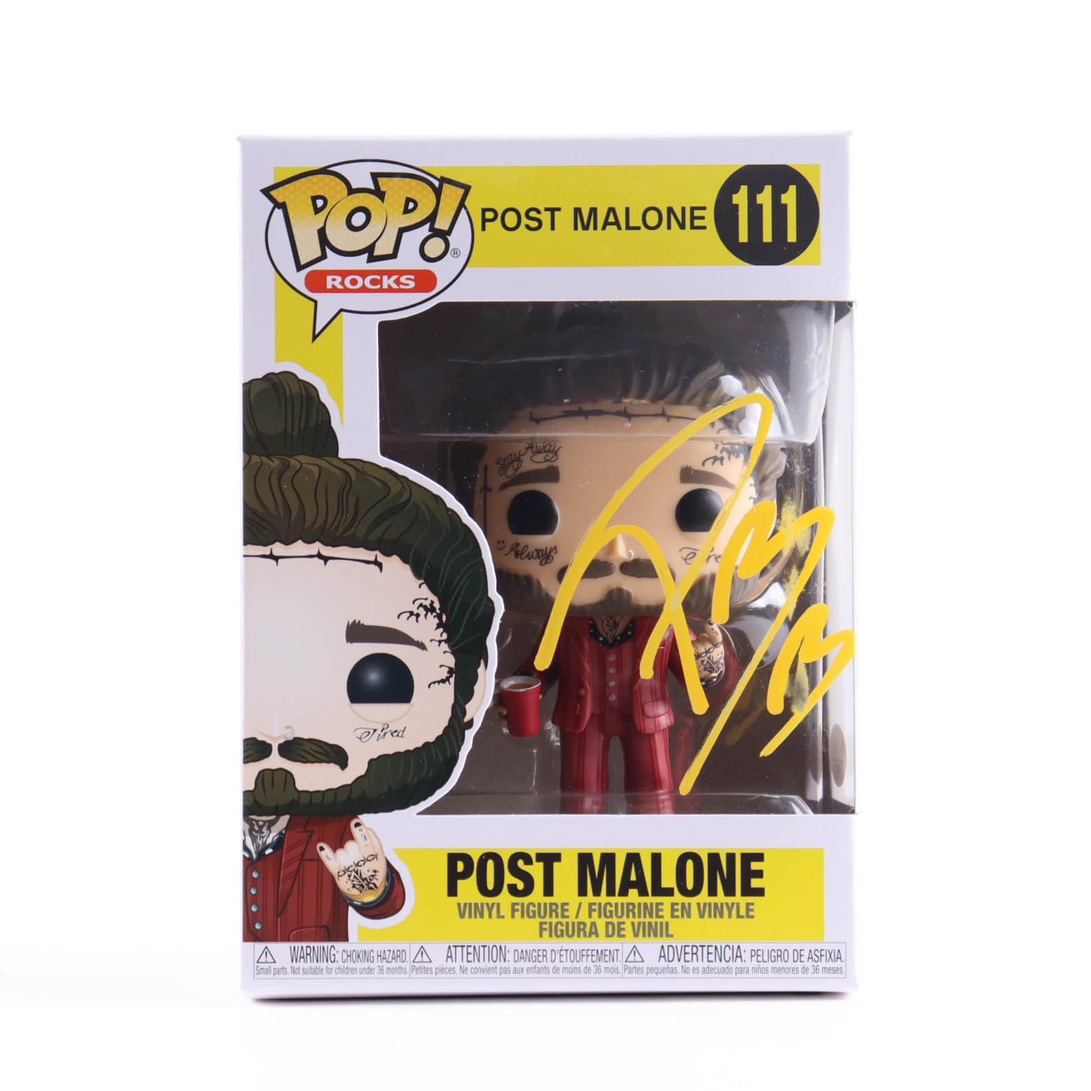Post Malone Signed #111 Funko Pop! Vinyl Figure (JSA) at PristineAuction.com Post Malone Signed #111 Funko Pop! Vinyl Figure (JSA) at PristineAuction.com