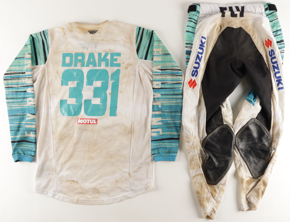 Derek Drake Race Worn Uniform with Jersey & Pants (PA) | Pristine Auction