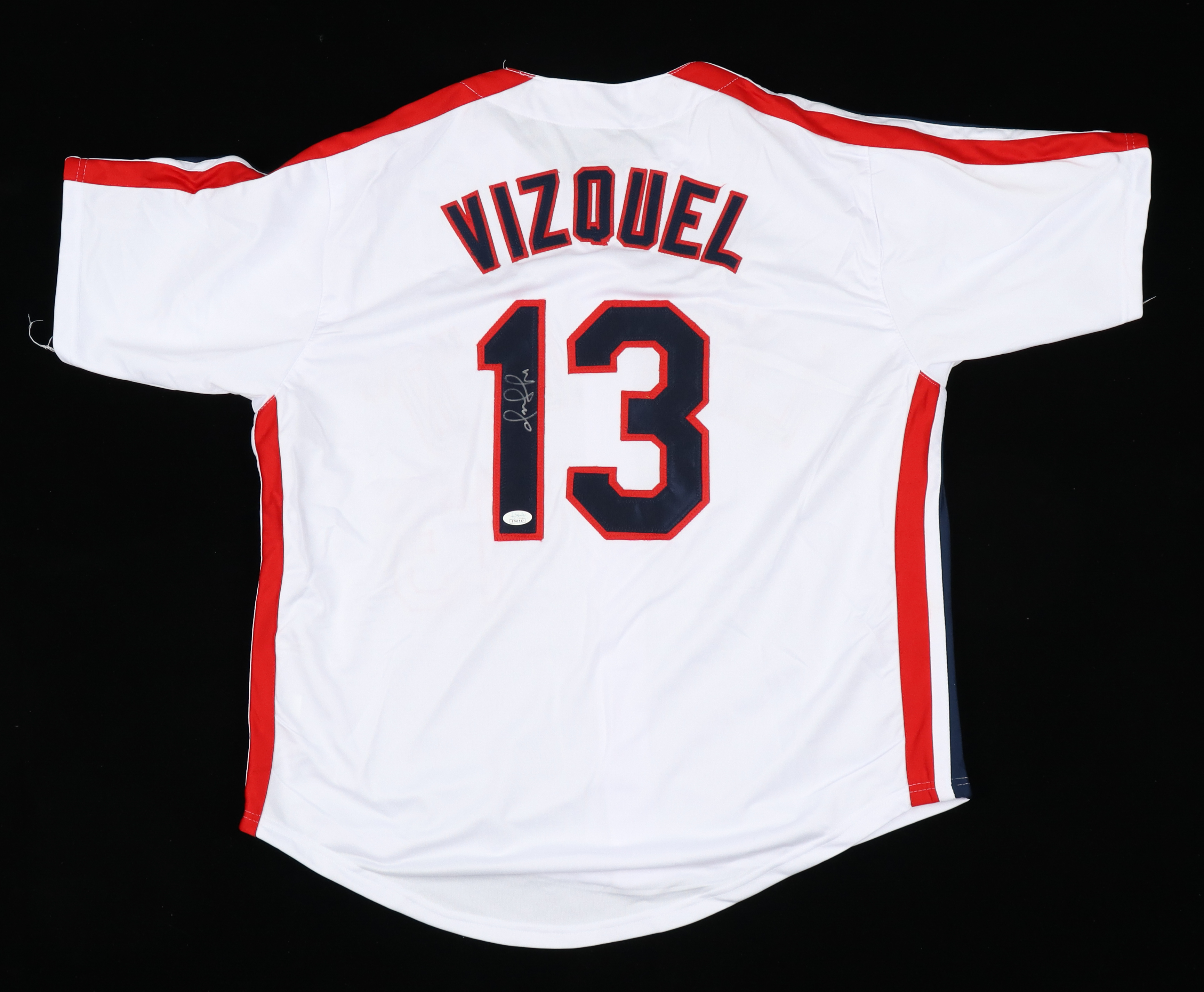 Omar Vizquel Signed Jersey (JSA) at PristineAuction.com Omar Vizquel Signed Jersey (JSA) at PristineAuction.com