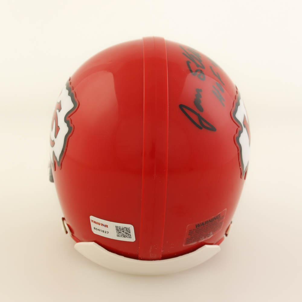 Jan Stenerud Signed Chiefs Mini Helmet Inscribed "HOF '91" (TriStar) at PristineAuction.com Jan Stenerud Signed Chiefs Mini Helmet Inscribed "HOF '91" (TriStar) at PristineAuction.com