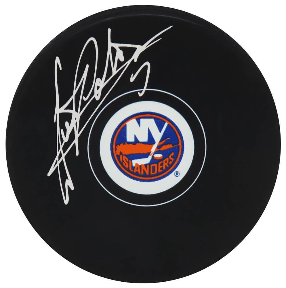 Denis Potvin Signed Islanders Logo Hockey Puck (Schwartz) at PristineAuction.com Denis Potvin Signed Islanders Logo Hockey Puck (Schwartz) at PristineAuction.com