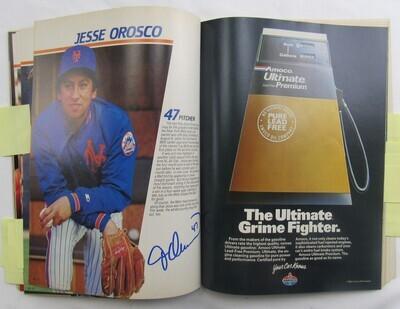 1986 Mets World Series Program Signed By (21) with Dwight Gooden, Darryl Strawberry, Gary Carter (JSA) at PristineAuction.com 1986 Mets World Series Program Signed By (21) with Dwight Gooden, Darryl Strawberry, Gary Carter (JSA) at PristineAuction.com