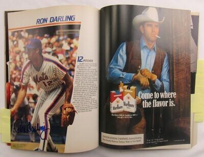 1986 Mets World Series Program Signed By (21) with Dwight Gooden, Darryl Strawberry, Gary Carter (JSA) at PristineAuction.com 1986 Mets World Series Program Signed By (21) with Dwight Gooden, Darryl Strawberry, Gary Carter (JSA) at PristineAuction.com