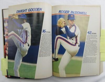 1986 Mets World Series Program Signed By (21) with Dwight Gooden, Darryl Strawberry, Gary Carter (JSA) at PristineAuction.com 1986 Mets World Series Program Signed By (21) with Dwight Gooden, Darryl Strawberry, Gary Carter (JSA) at PristineAuction.com