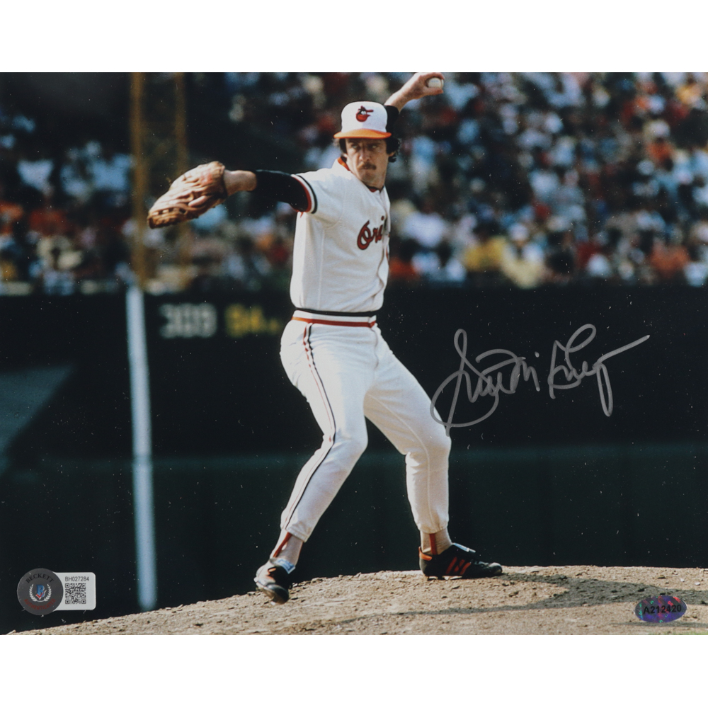 Scott McGregor Signed Orioles 8x10 Photo Beckett Pristine Auction